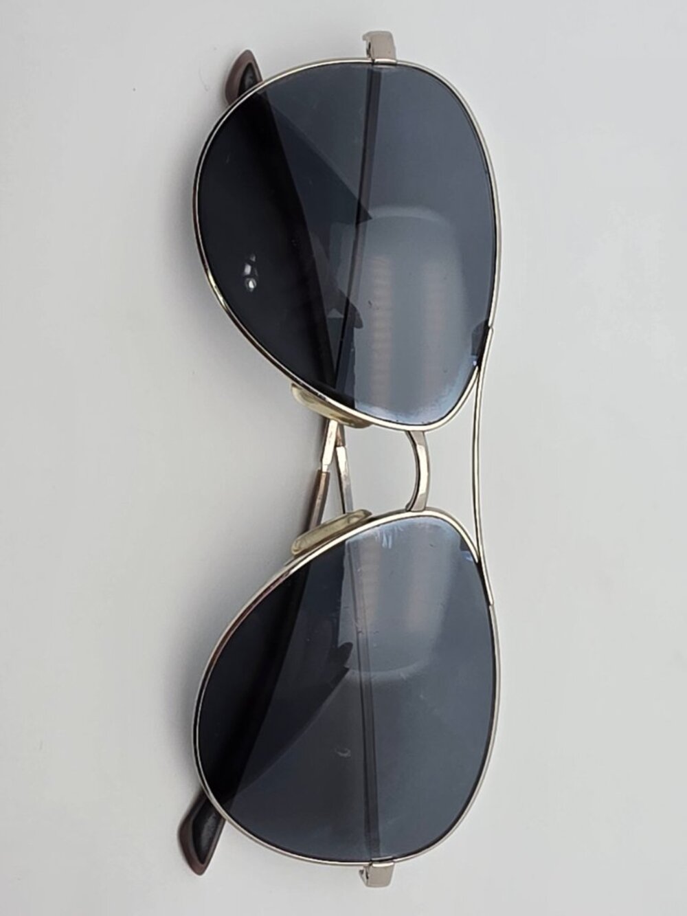 Smith Optics Langley ODN 3 Silver Frame Grey Carbonic Lens Aviator Sunglasses - Picture 11 of 14